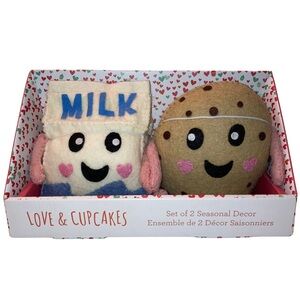 Love and Cupcakes Milk Cookie Plush Set Limited Edition Whimsy Christmas Plushie